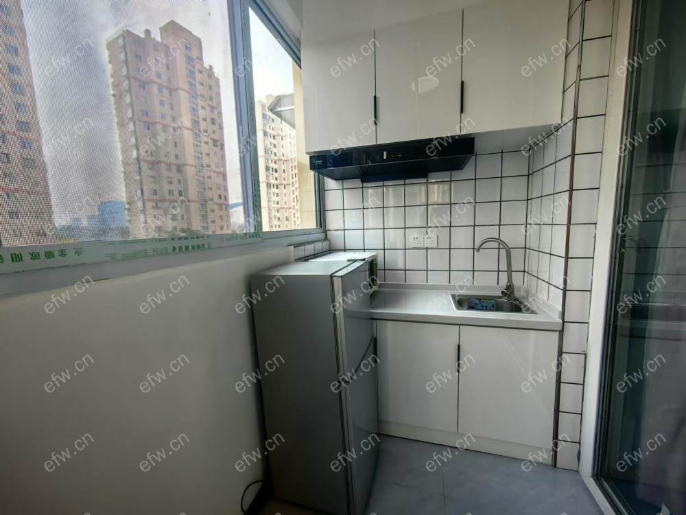 古运五爱苑A区 精装单身公寓  带独卫 朝南 带阳台  能做饭
