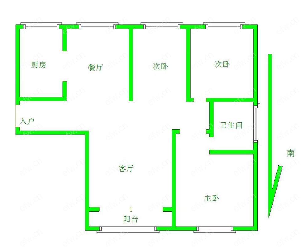 融创理想城市花园(亚美利加) 3室2厅