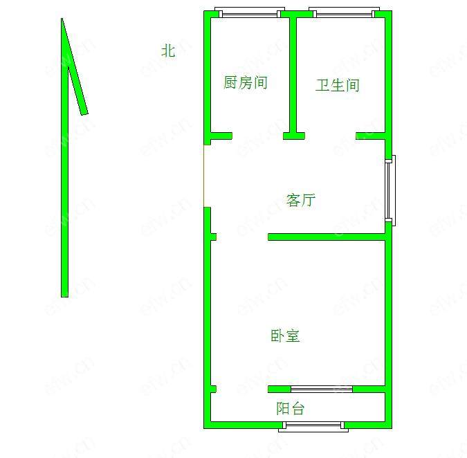 扬名一村 1室1厅侨谊中学