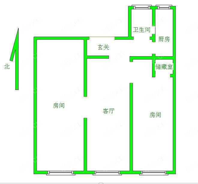 长庆大厦 4室2厅