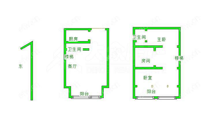 五度领寓（五洲际装饰城E栋） 2室1厅