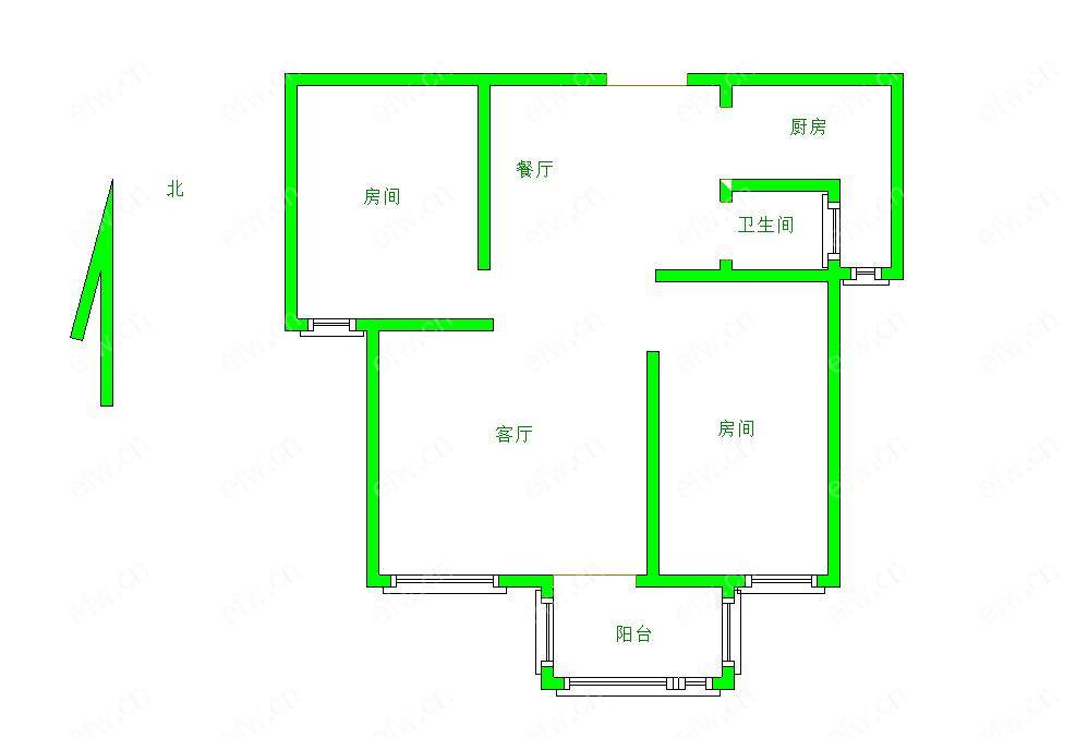 阳光城市花园C区 2室2厅