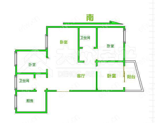凤宾家园 3室2厅