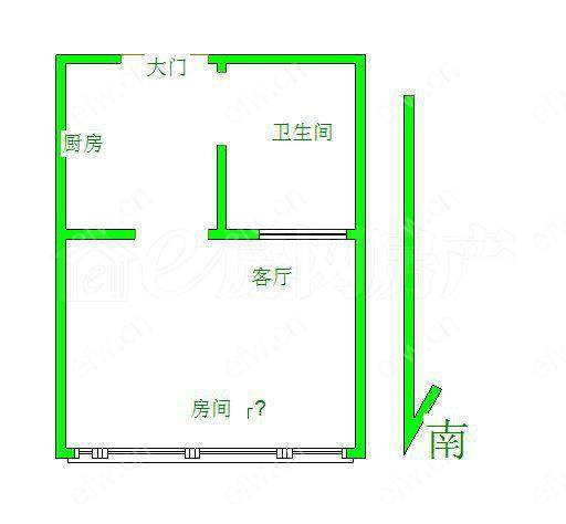 红豆际广场（中山路） 1室1厅