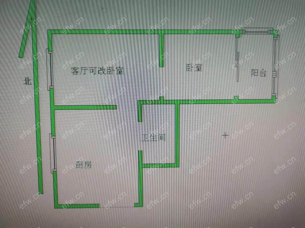 造船二村 2室1厅盛岸路靠近地铁口1