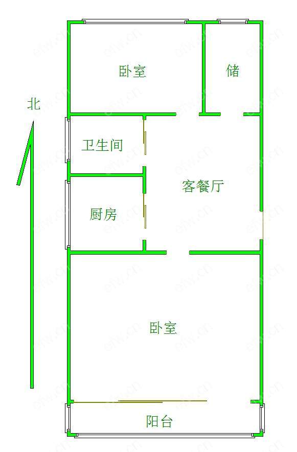 西门李巷 2室1厅