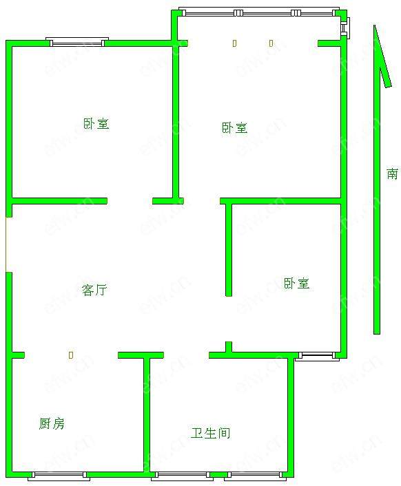 清扬新村 3室1厅