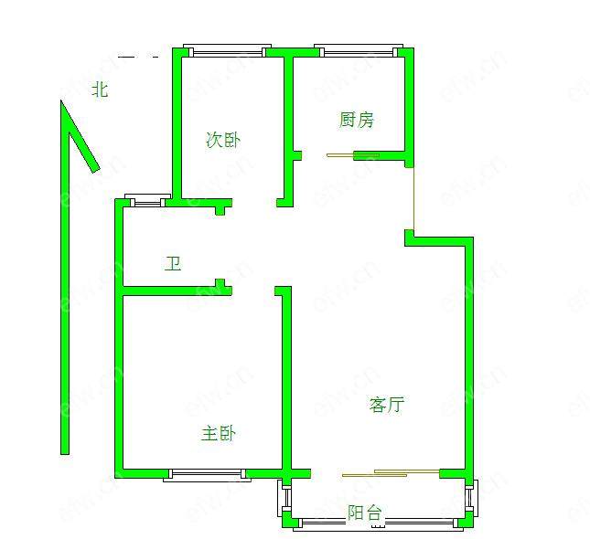 新惠家园（二期51-121） 2室2厅