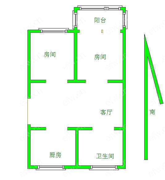 留芳声巷 2室1厅