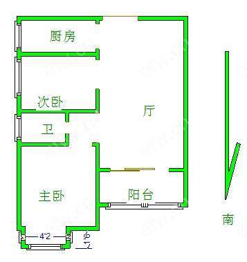中锐隽园 2室2厅 拎包入住