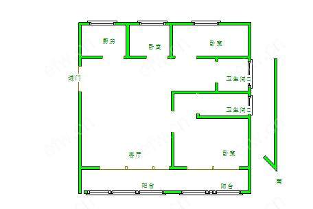 阳光100际新城 3室2厅