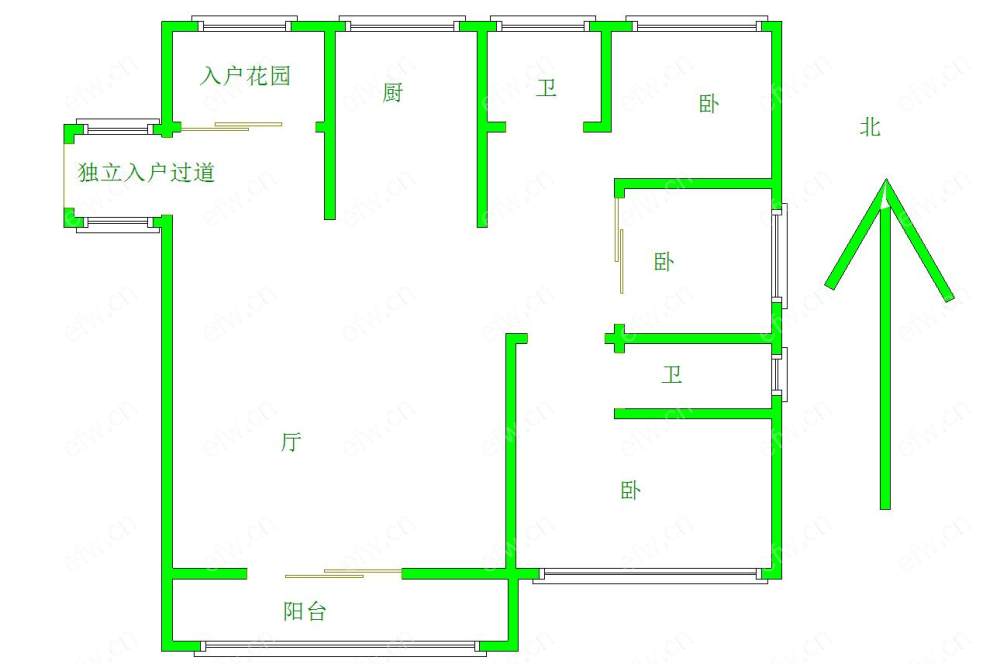 香榭花园（69、73号） 3室2厅