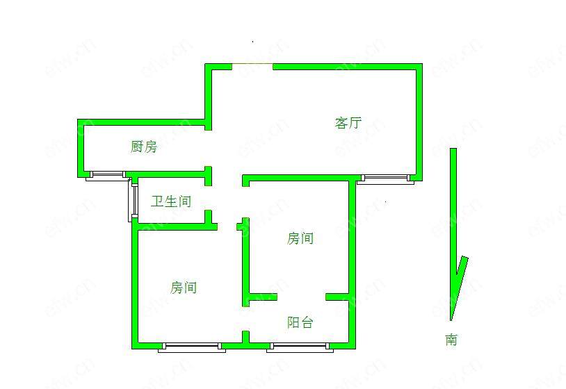 小天鹅品园 2室2厅