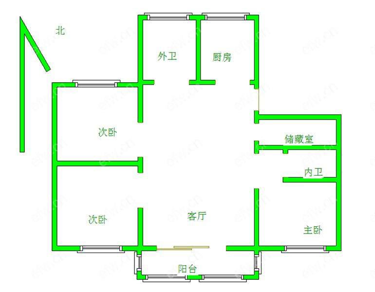 二泉花园 3室2厅带租约带车位 出售
