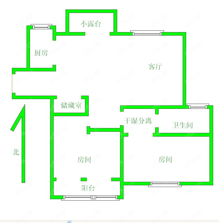 广石家园 2室2厅