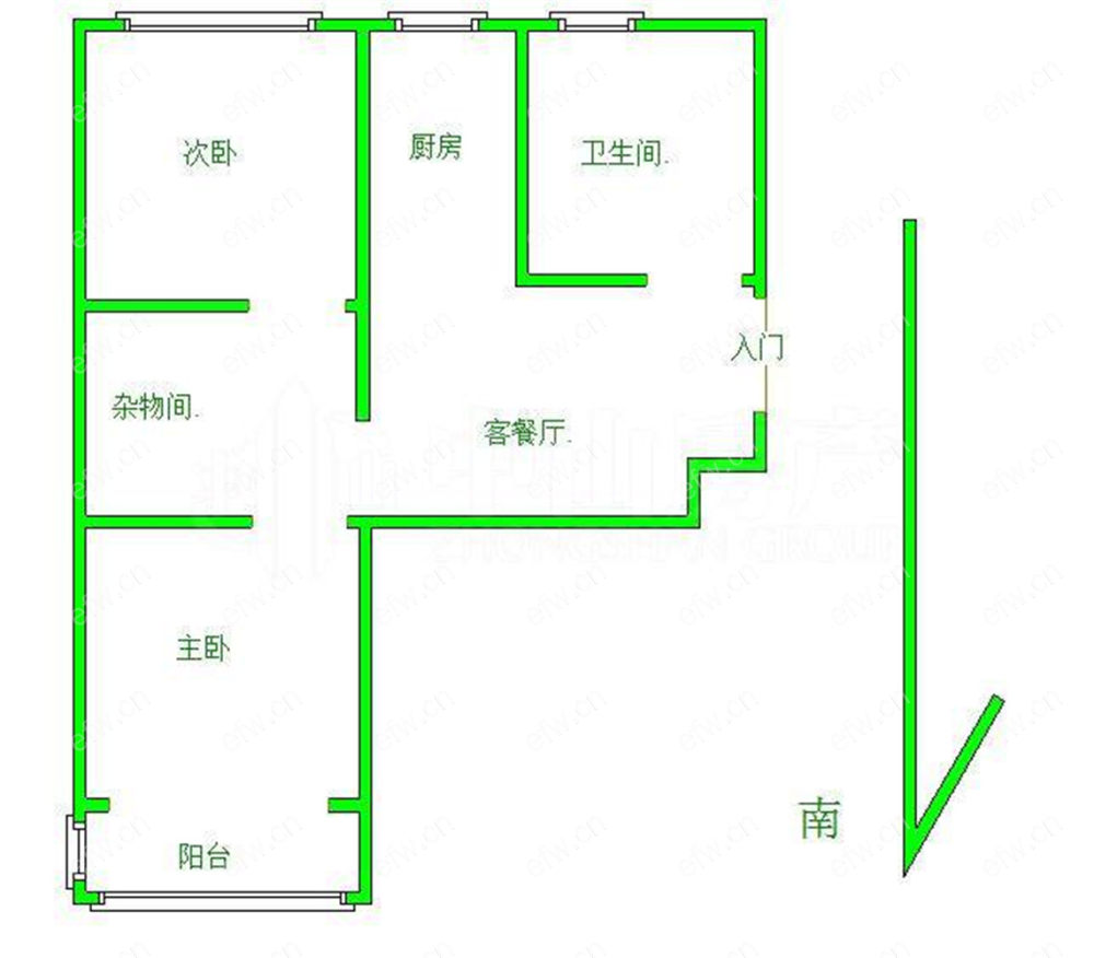 民丰里   2室1厅