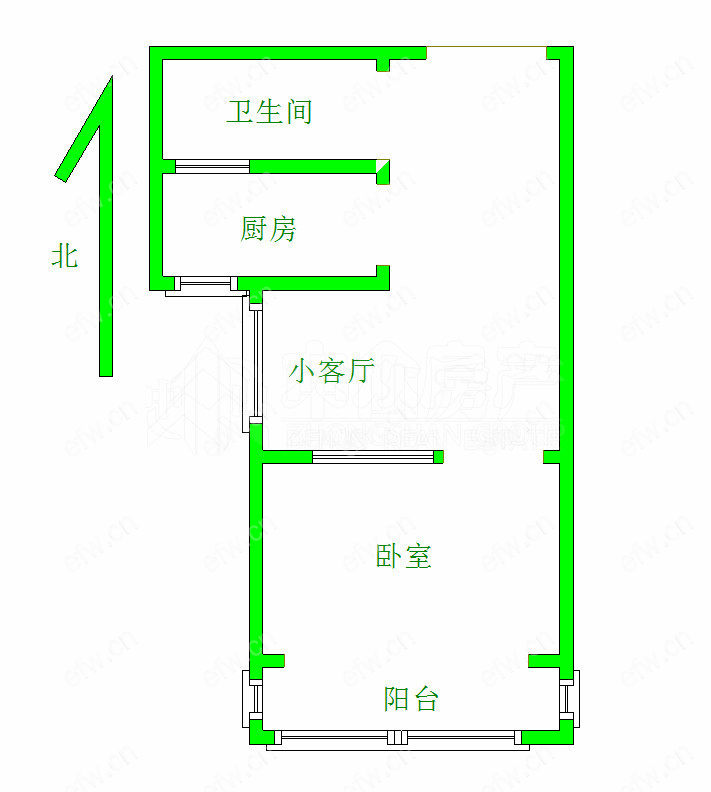 梧桐水岸 1室1厅