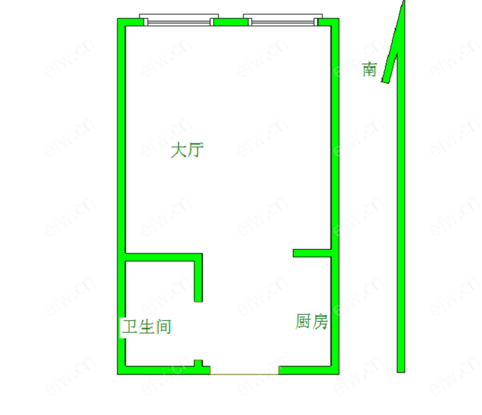 凯宾斯基(凯燕环球) 1室1厅