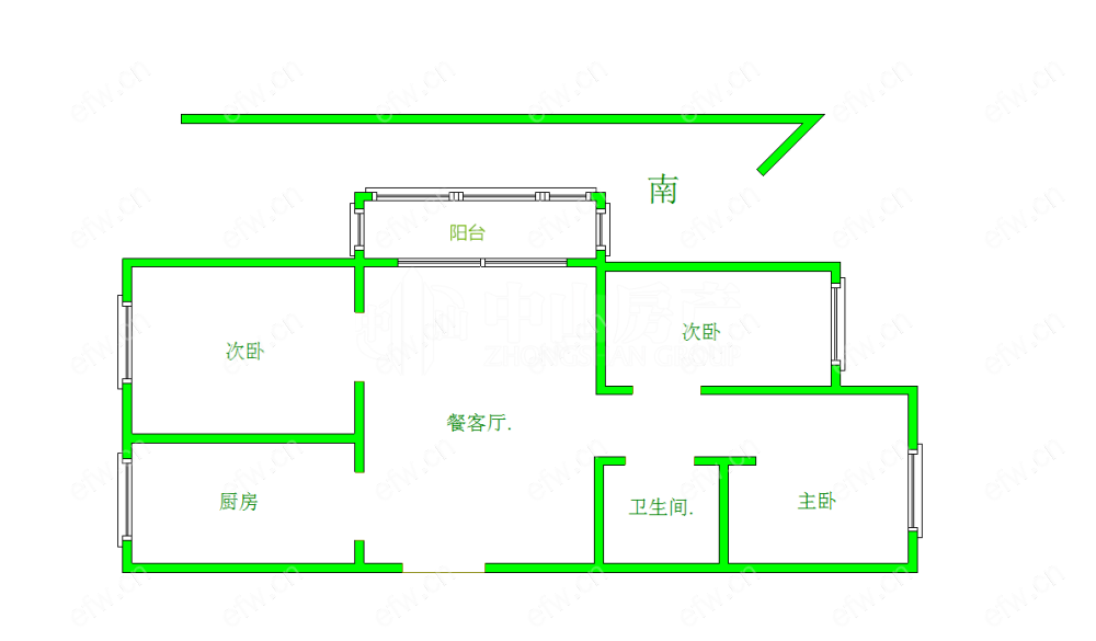 金科中心 3室2厅