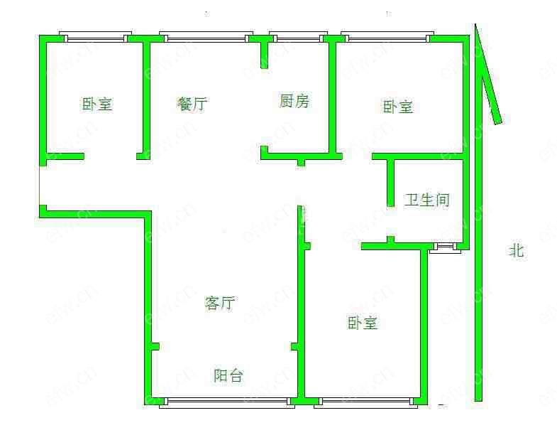 阳光100米娅公馆 3室2厅