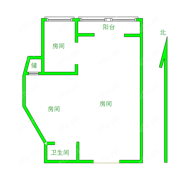 摩天360（人民中路123号） 3室1厅