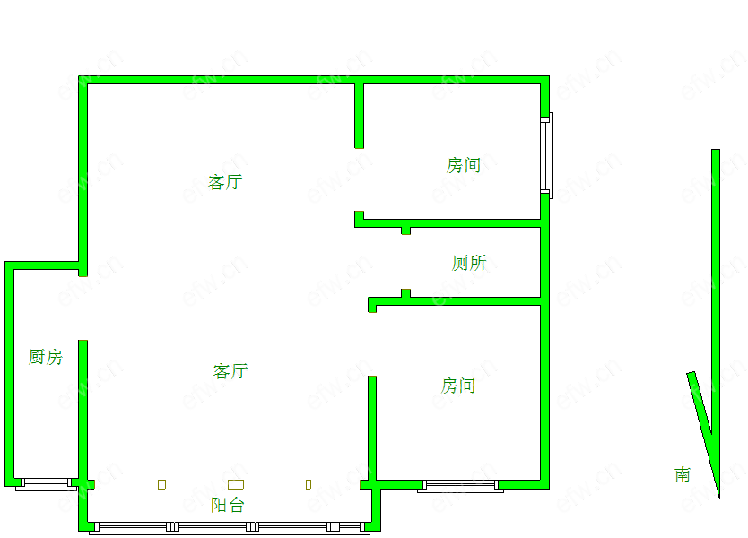 广益景苑 2室2厅....