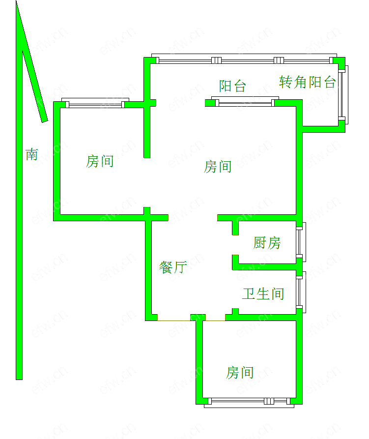 建设新村 3室1厅..