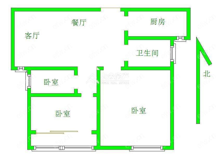 阳光100米娅公馆 3室2厅