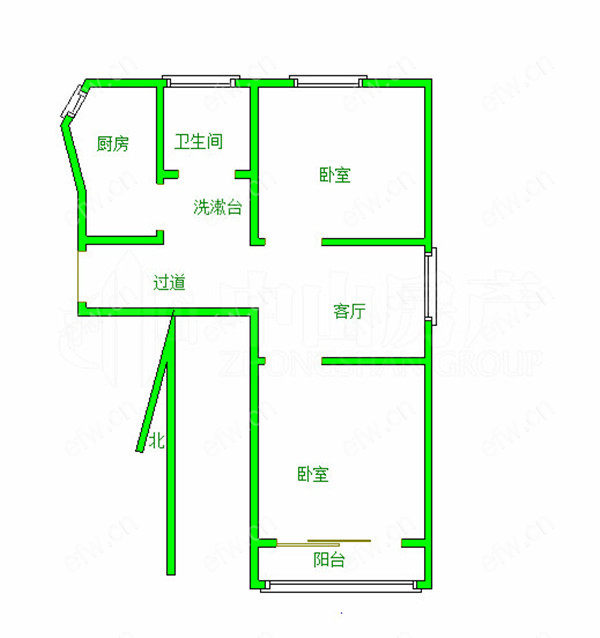 太湖花园一期 2室2厅