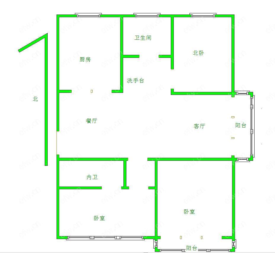 尤渡苑(74号-103号) 3室2厅