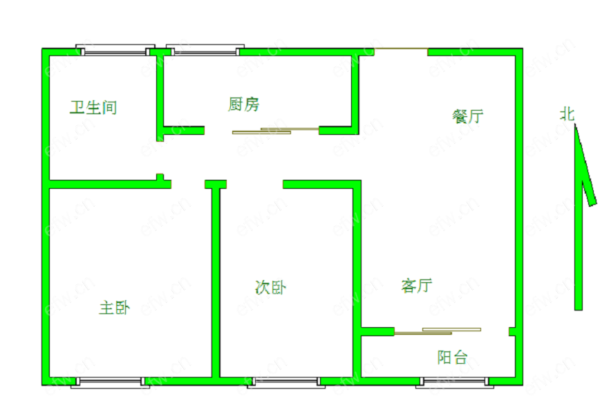 维纳阳光 2室2厅