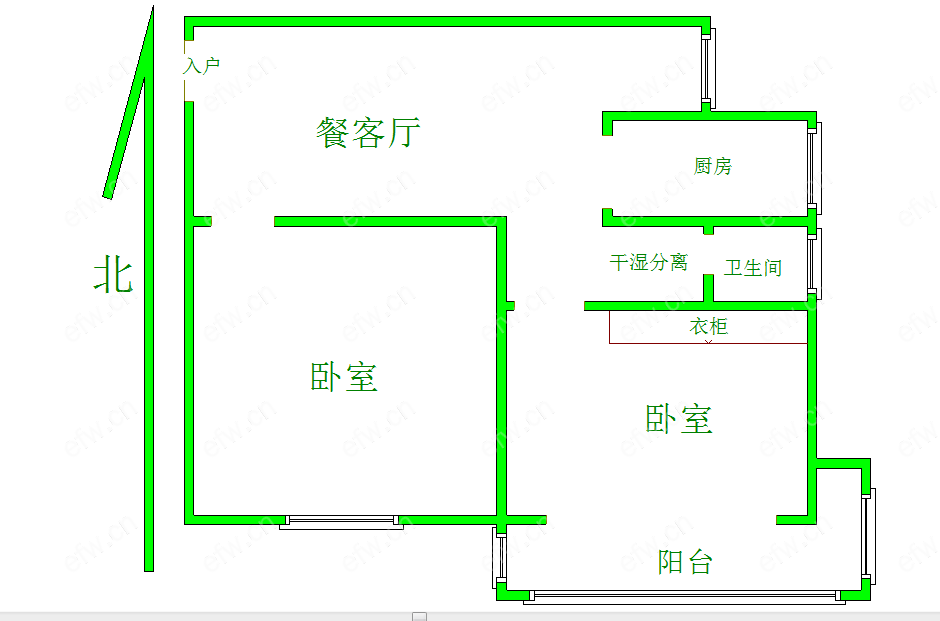 芦庄二区 2室1厅