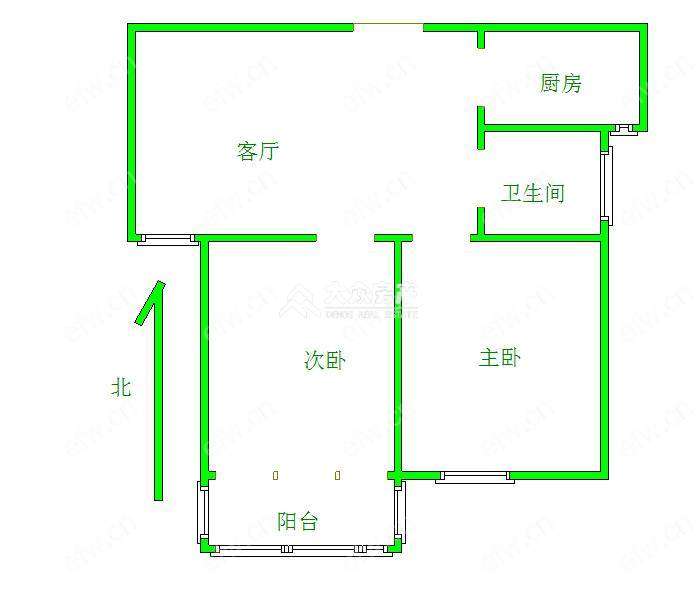 周新苑（四期151-252） 2室2厅