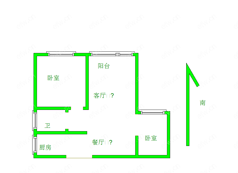 九龙仓玺园C区 2室2厅