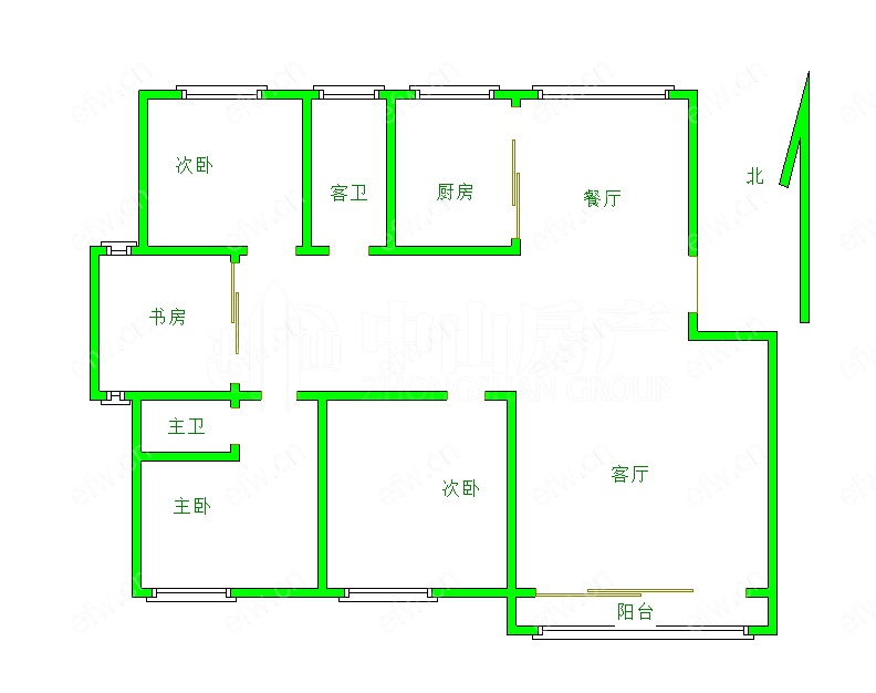 金洋奥澜(悦水园） 4室2厅