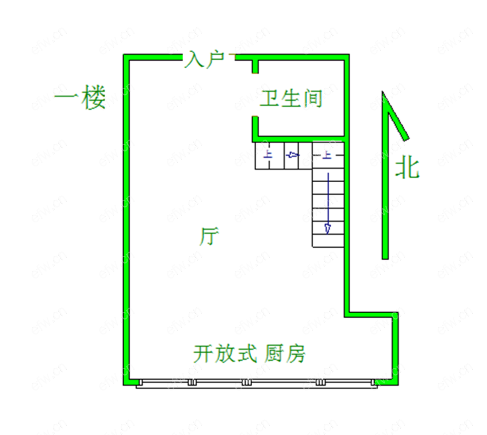橘子公寓（21-22） 2室2厅