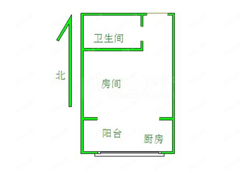 五洲国际广场银河城 1室1厅
