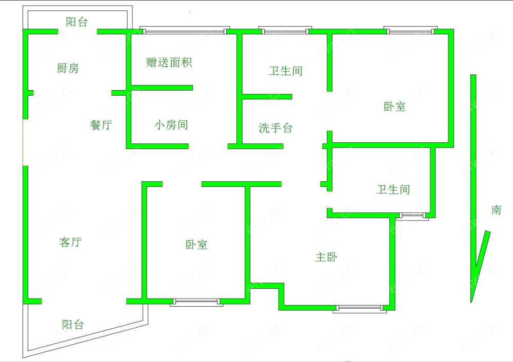 融创理想城市花园(亚美利加) 4室2厅