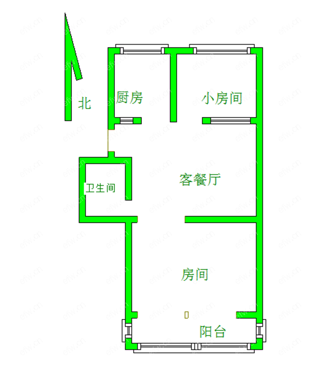 羊腰湾 2室1厅   房东诚心出租