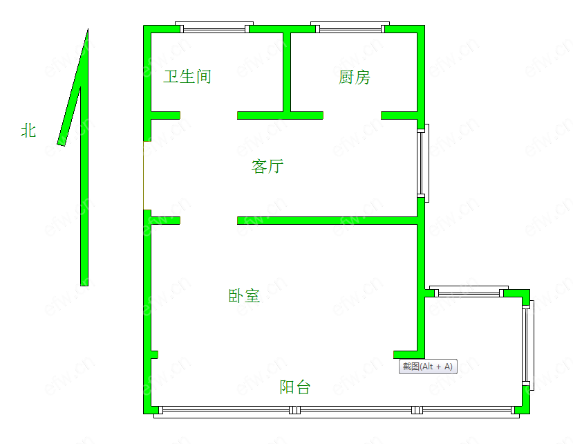 靖海新村 1室1厅