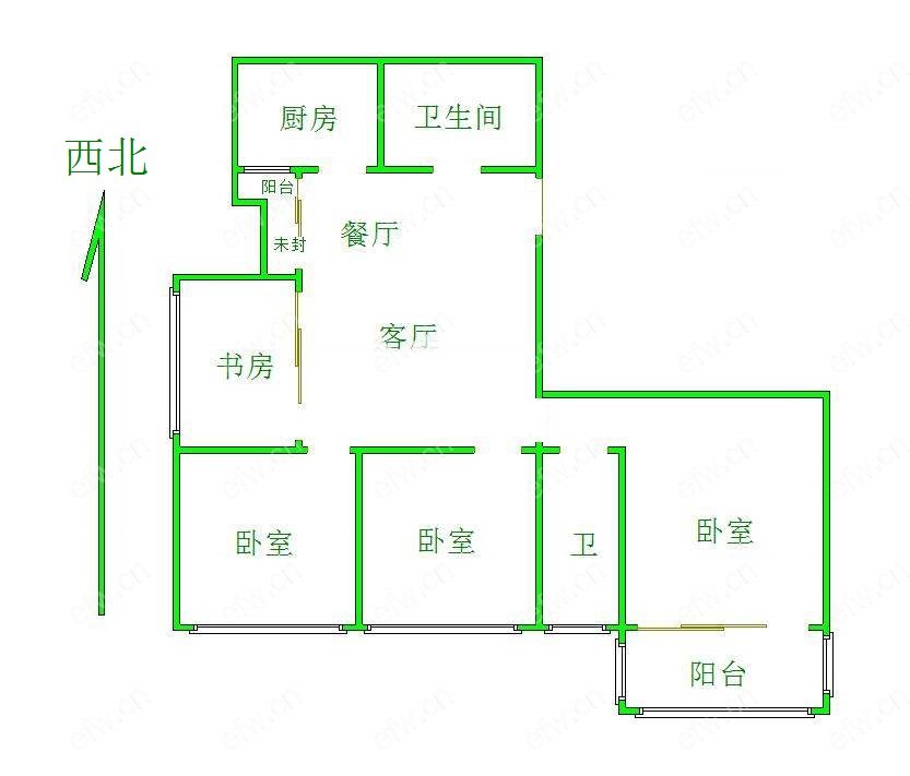 银仁大厦（银仁花园） 4室2厅