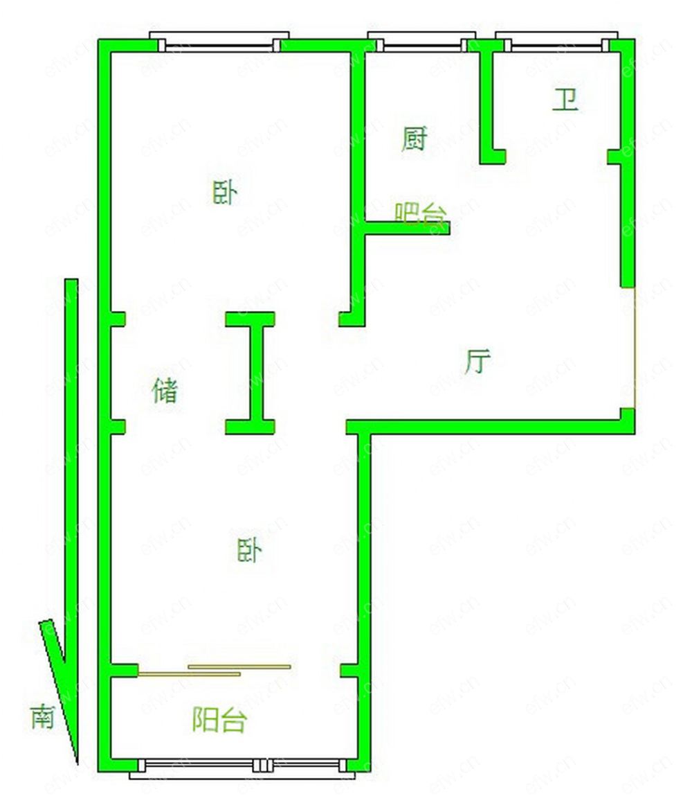 江海新村 2室1厅