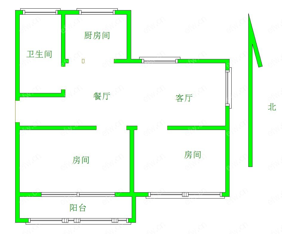 诚售 广石家园 2室2厅