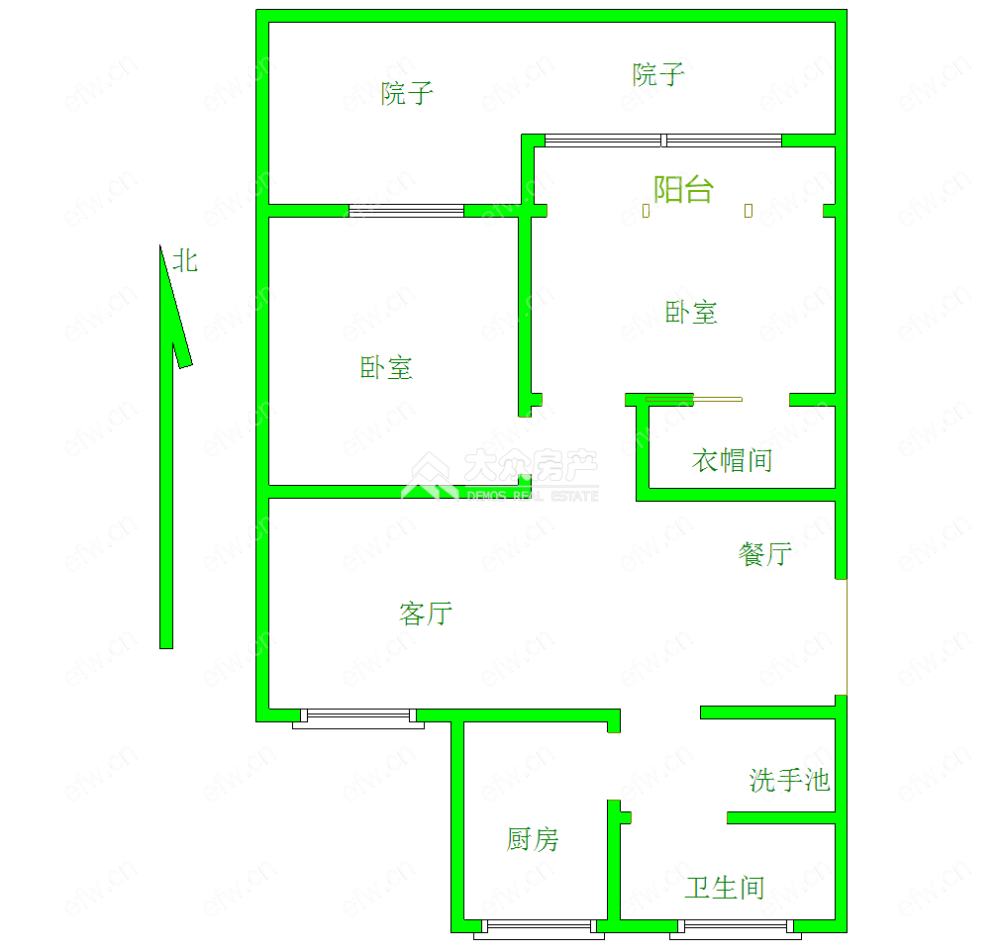 凤翔馨城 2室2厅