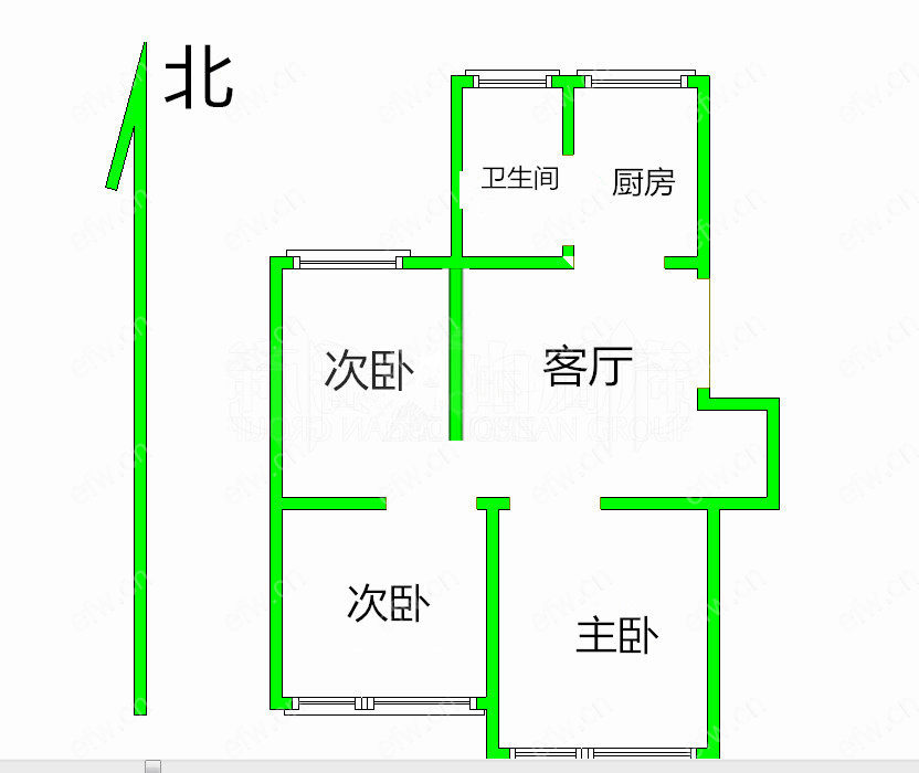 前进花园（51-250） 3室1厅