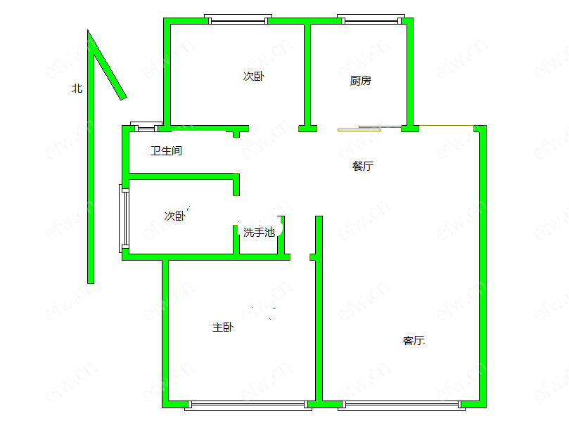 华府庄园九区 3室2厅