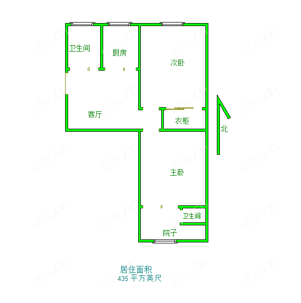 芦庄一区 2室1厅