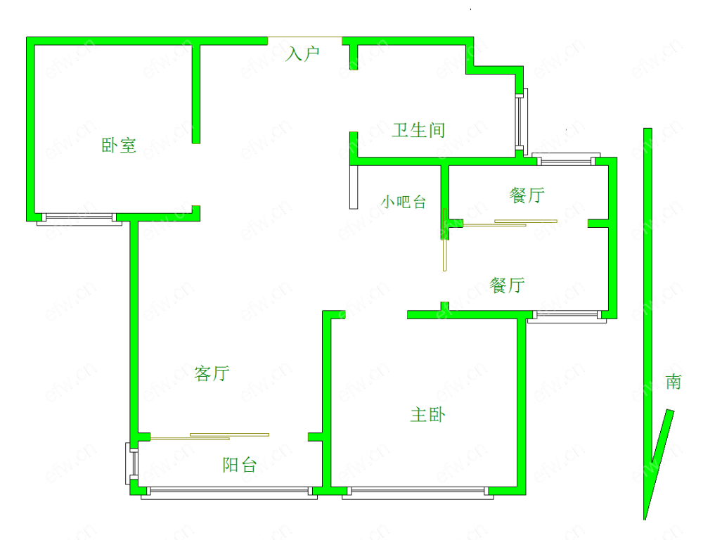 绿地世纪城（一二期） 2室2厅