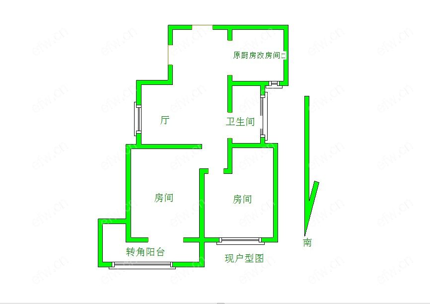 新惠家园（二期51-121） 2室2厅