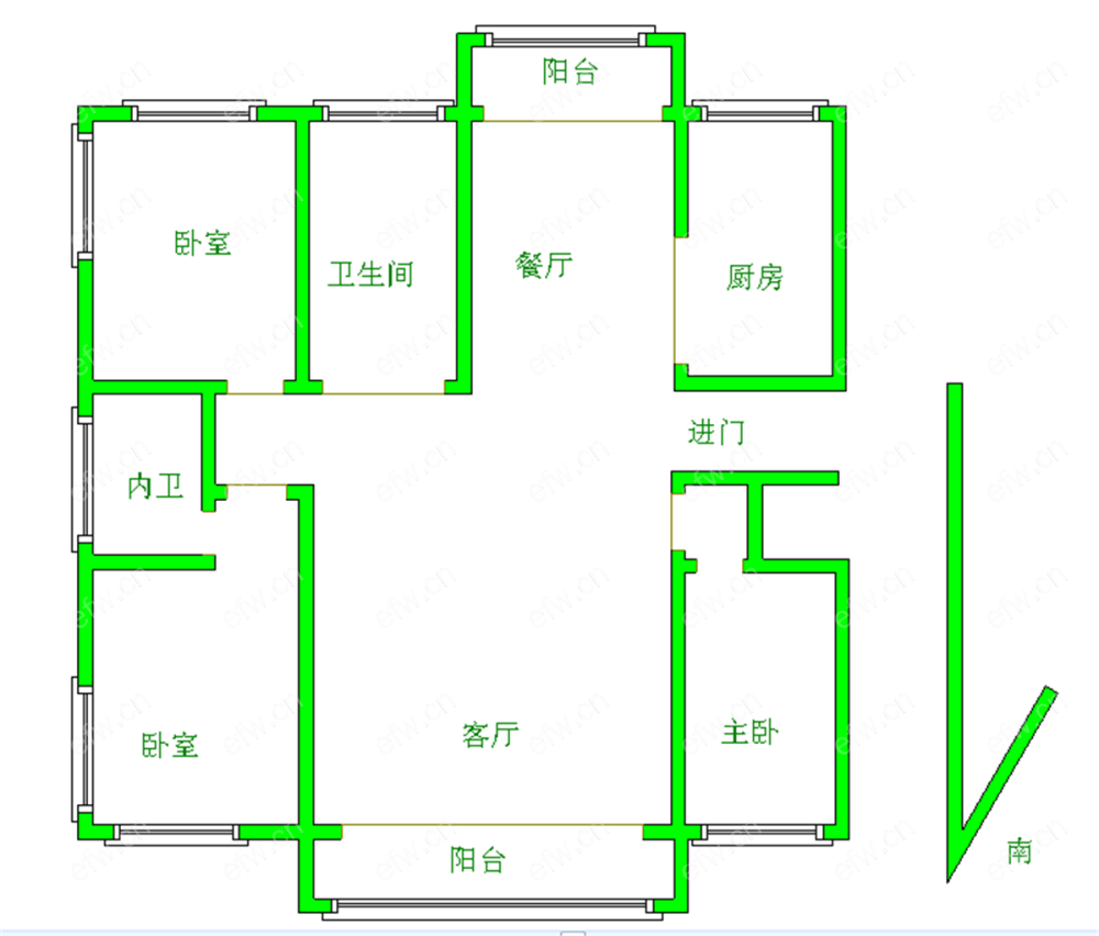 健康一村(金色维也纳) 3室2厅